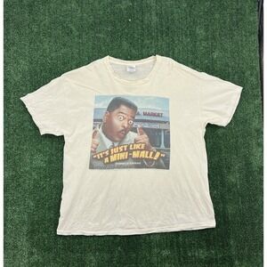 Vintage Sammy Stephens Its Just Like a Mini Mall White Promo T-Shirt Mens 2XL